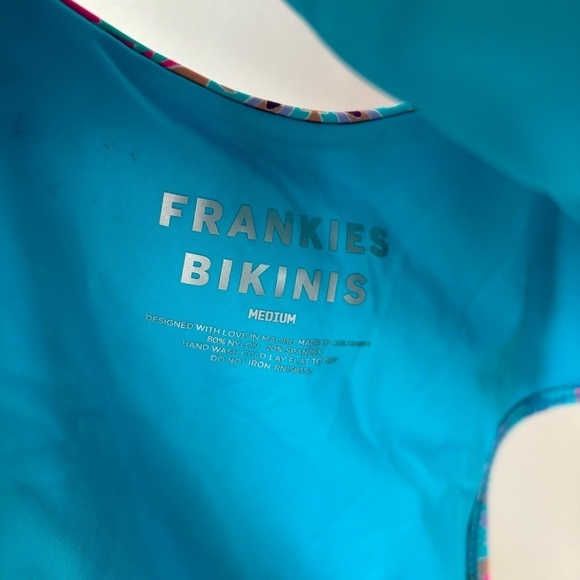 Frankies Bikinis Otis Cheeky One Piece Swimsuit Size M - Picture 3 of 6